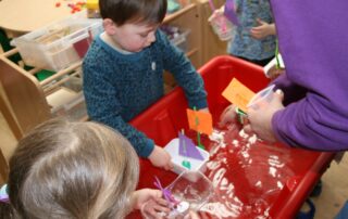 water play and activities at monkey puzzle otley